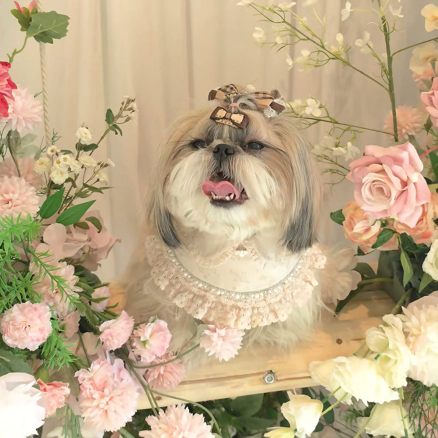 Ella – Pink Lace Dress for Pets | Soft, Elegant, Comfortable