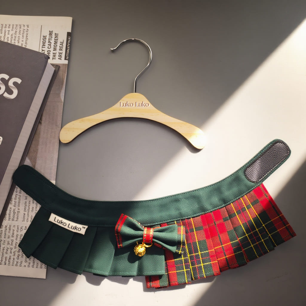 Noelle – Red & Green Plaid Dog Dress | Christmas Holiday Style