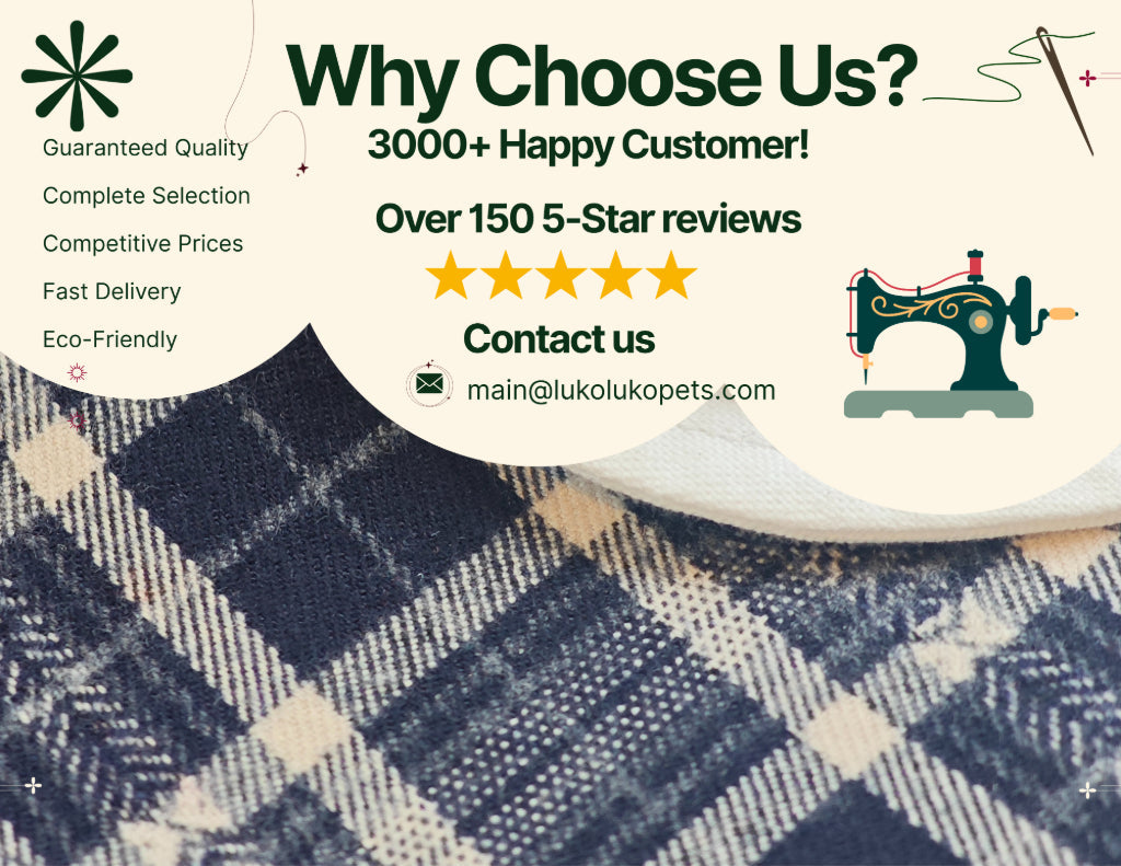 Evelyn - Green Plaid Dog Cape | Classic Elegance & Versatile Charm