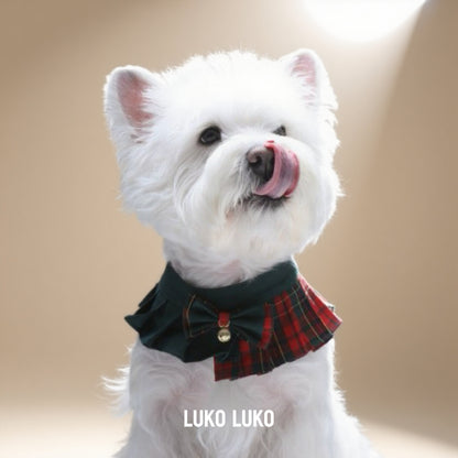 Noelle – Red & Green Plaid Dog Dress | Christmas Holiday Style