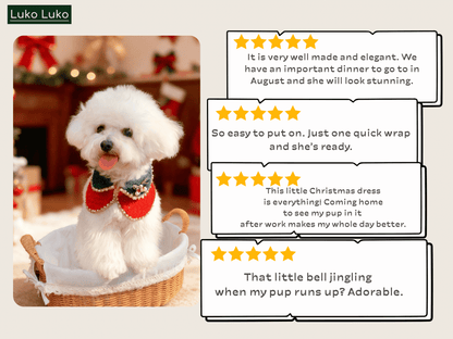 Merry -Handmade Red &Green Christmas Bandana with Interchangeable Brooch