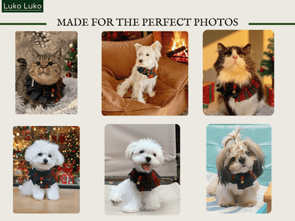 Noelle – Red & Green Plaid Dog Dress | Christmas Holiday Style