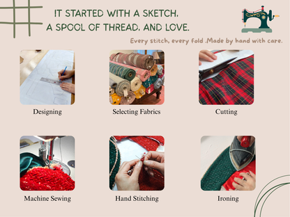 Noelle – Red & Green Plaid Dog Dress | Christmas Holiday Style