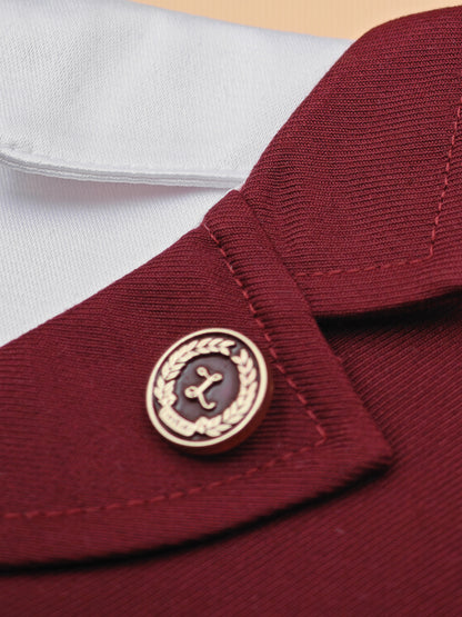 Windsor – Burgundy Pet Suit for Dogs & Cats | Elegant Outfit