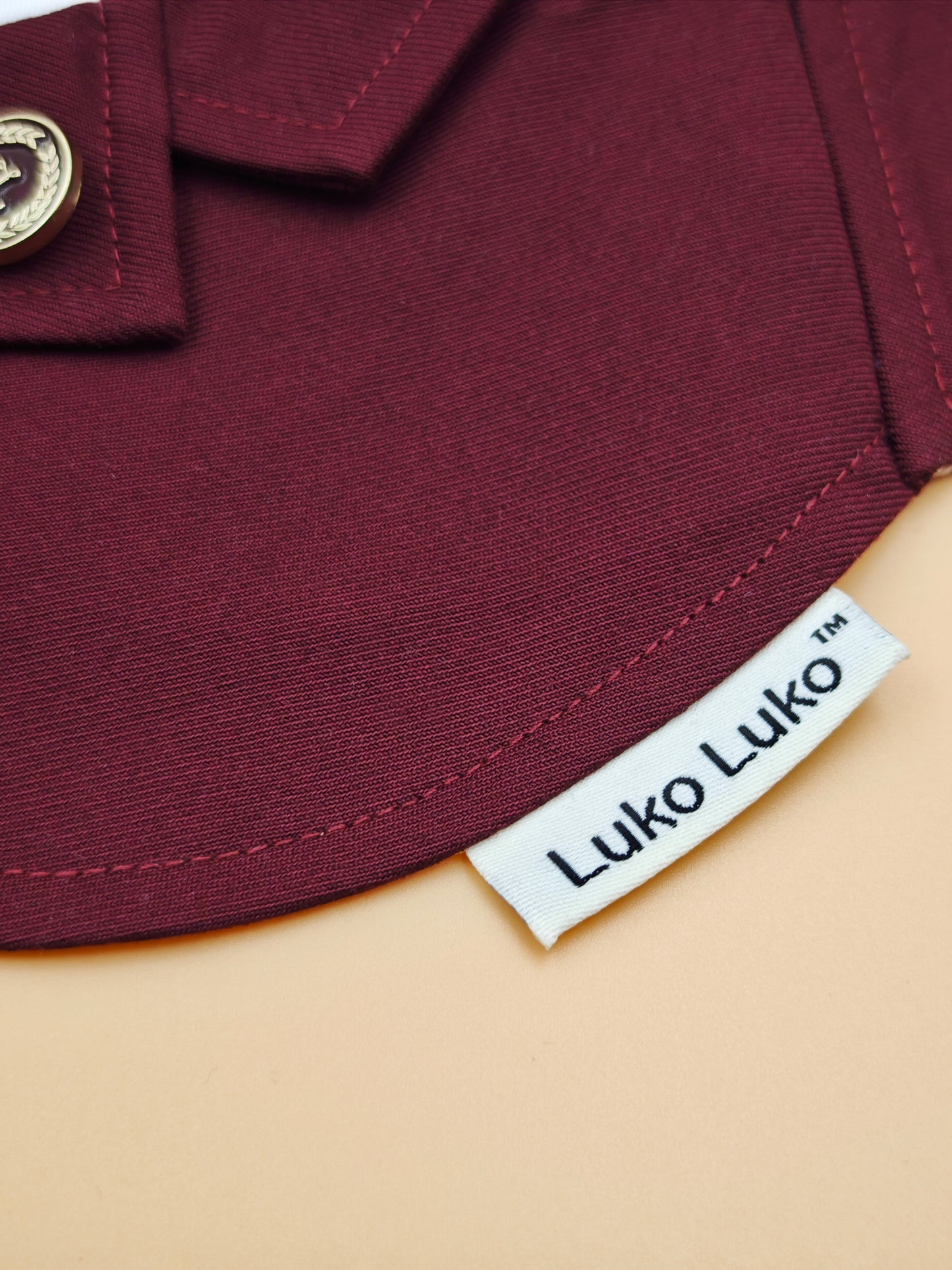 Windsor – Burgundy Pet Suit for Dogs & Cats | Elegant Outfit