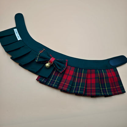 Noelle – Scottish Red Green Plaid Dress for Dogs & Cats | Christmas Holiday Pet Outfit